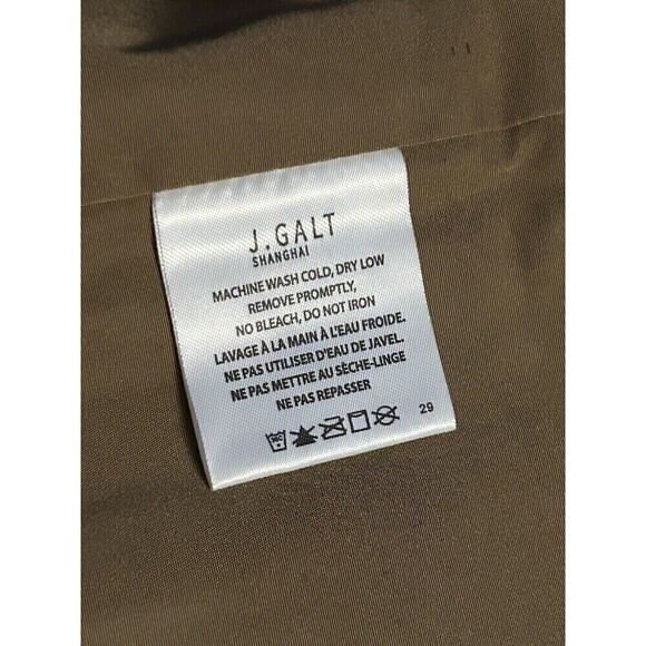 John Galt Full Zip Jacket long sleeve fuzzy Camel brown Women’s One Size teddy - Picture 11 of 16